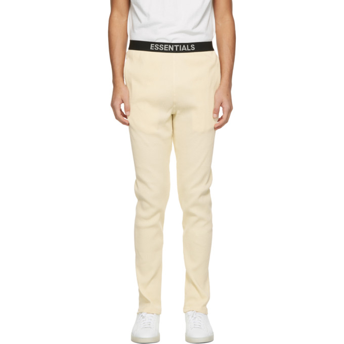 Essentials Off-White Thermal Lounge Pants