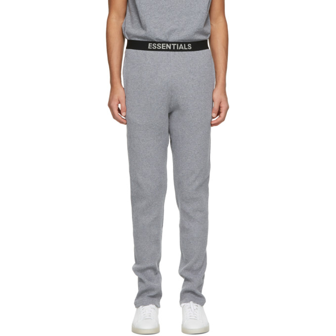 Essentials Grey Thermal Lounge Pants