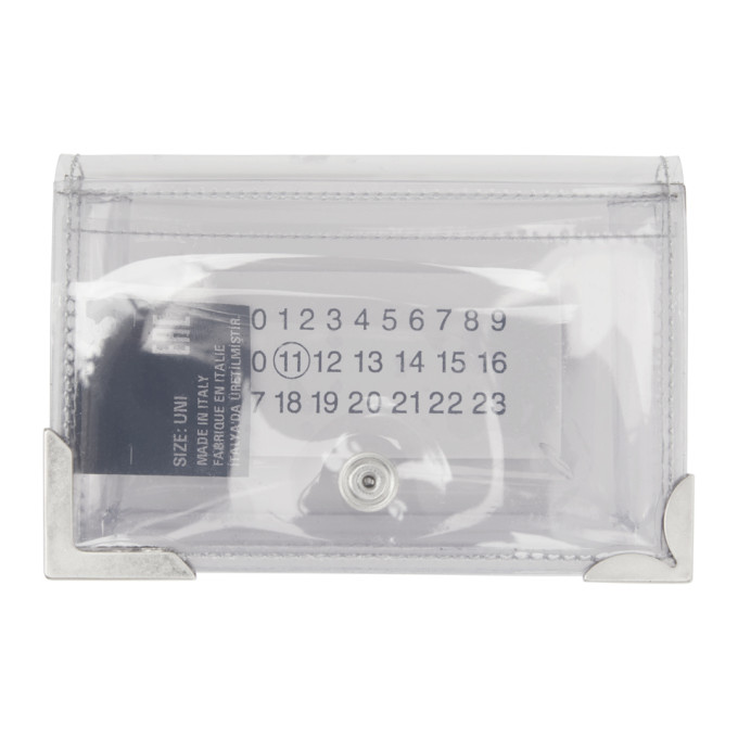 Maison Margiela SSENSE Exclusive Transparent PVC Wallet