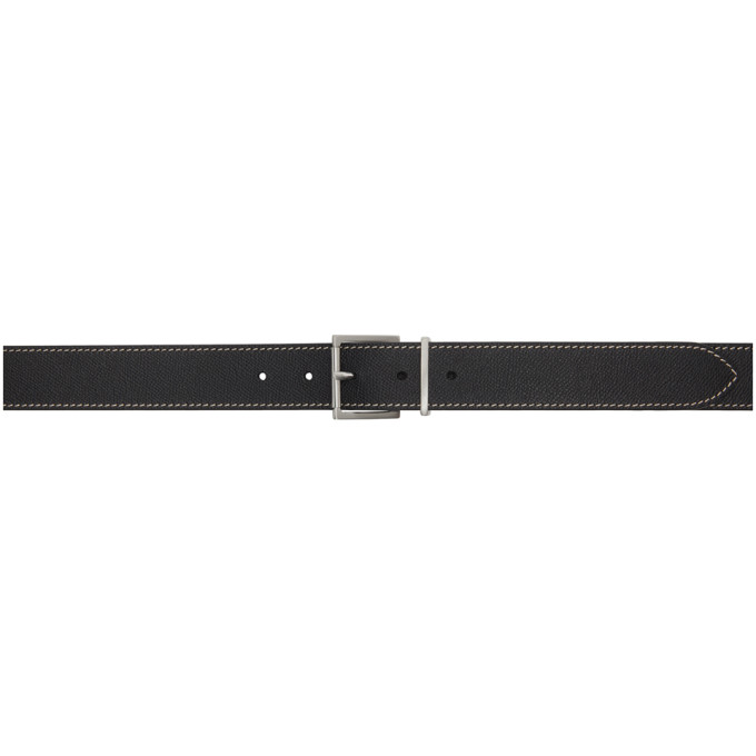 Maison Margiela Black Grainy Belt