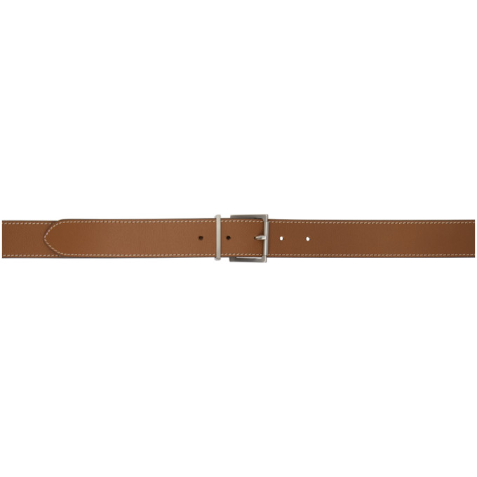 Maison Margiela Brown Grainy Belt