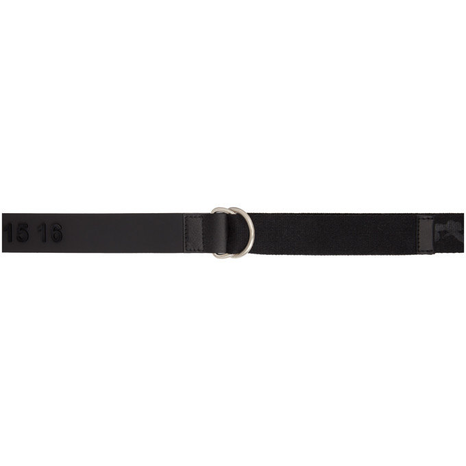 Maison Margiela Black Logo Paint Belt