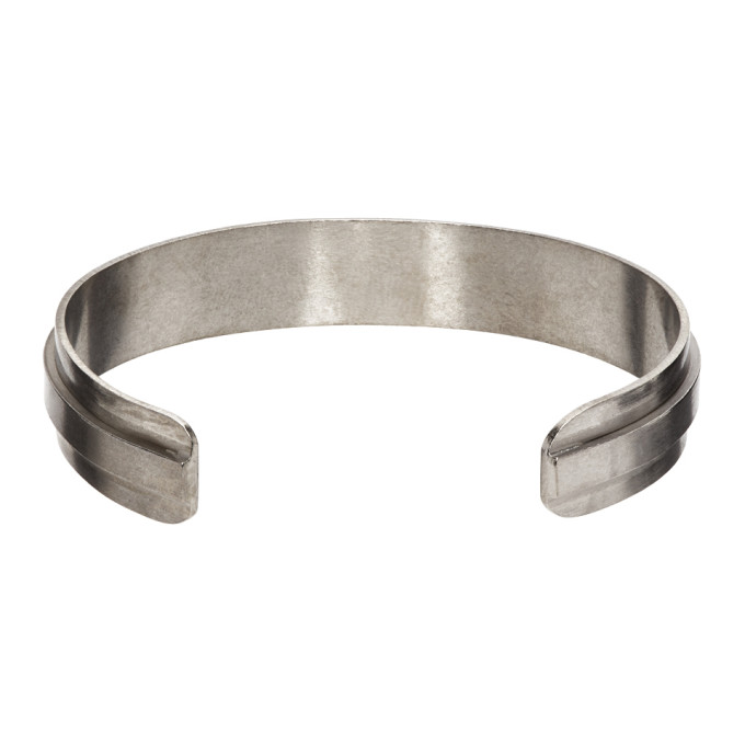 Maison Margiela Silver Layered Number Bracelet