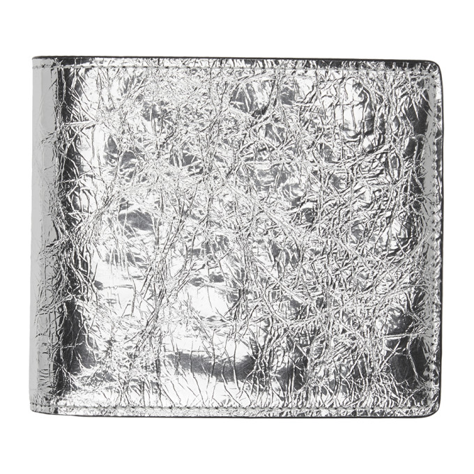 Maison Margiela Silver Four Stitch Wallet