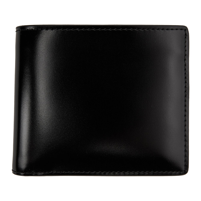 Maison Margiela Black Leather Bifold Wallet