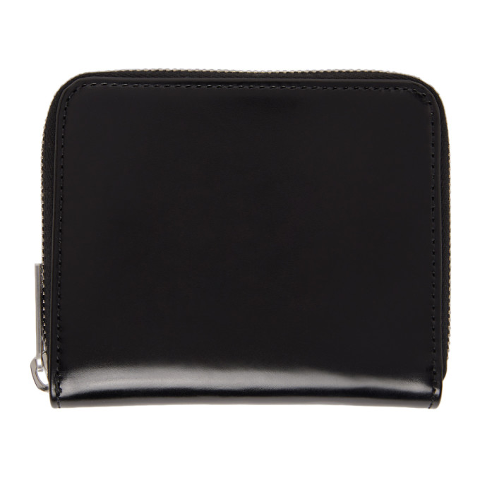 Maison Margiela Black Zip-Around Wallet