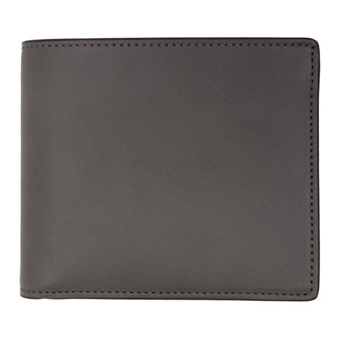 Maison Margiela Taupe Leather Bifold Wallet