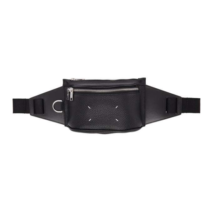 Maison Margiela Black Small 4 Stitch Belt Bag