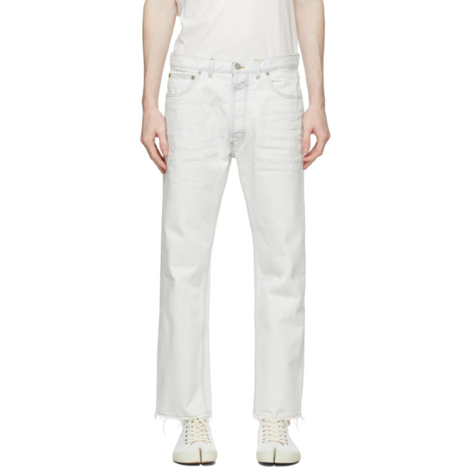 Maison Margiela Off-White Bleached Jeans