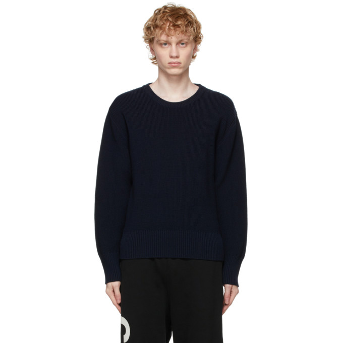 Maison Margiela Navy Wool Sweater