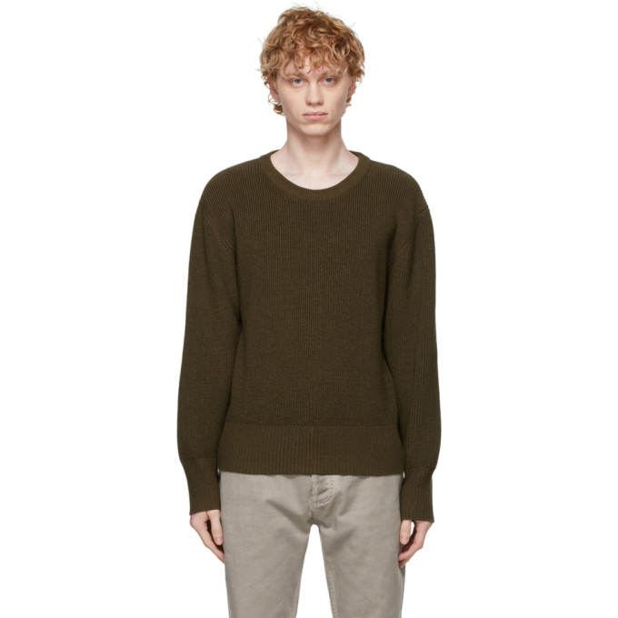 Maison Margiela Khaki Wool Sweater