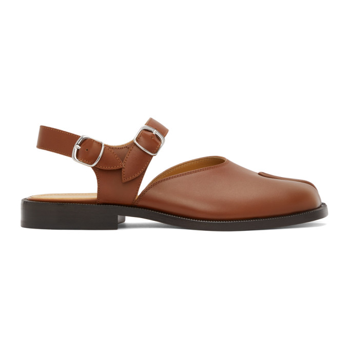 Maison Margiela Brown Tabi Sandals