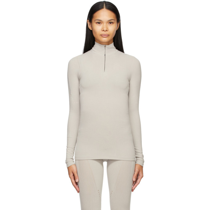 Moncler Genius 6 Moncler 1017 Alyx 9SM Grey ECONYL® Zip Turtleneck