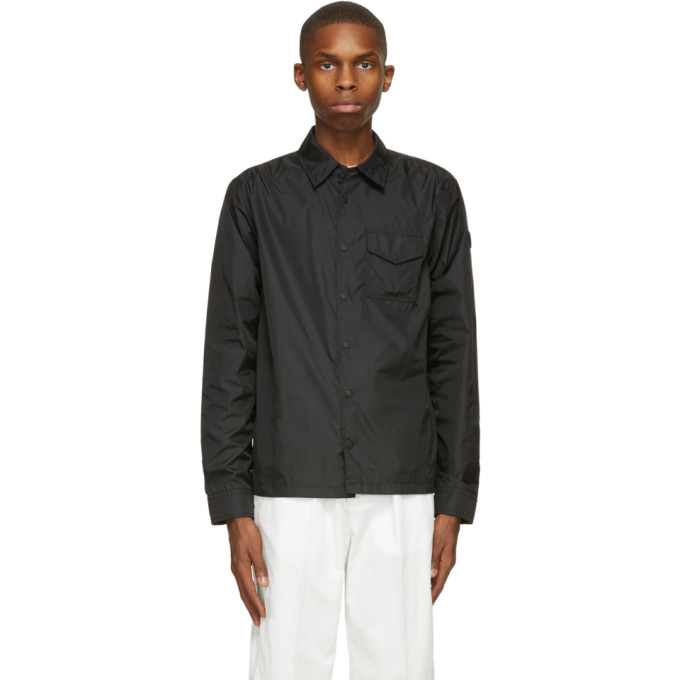 Moncler Genius 2 Moncler 1952 Black Taffeta Shirt