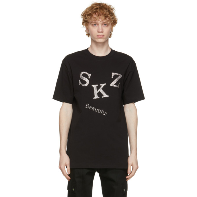 Sankuanz Black Rhinestone T-Shirt