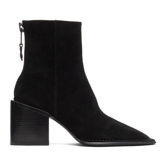 Alexander Wang Black Suede Parker Boots
