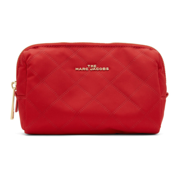 Marc Jacobs Red Triangle The Beauty Cosmetic Pouch