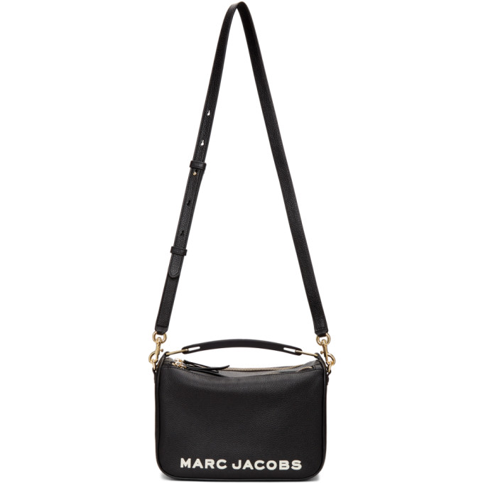 Marc Jacobs Black The Softbox 23 Top Handle Bag