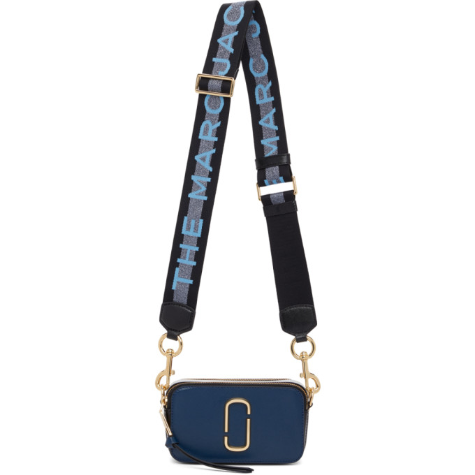 Marc Jacobs The Snapshot Camera Bag Navy Blue/Multi in Leather with  Gold-tone - US