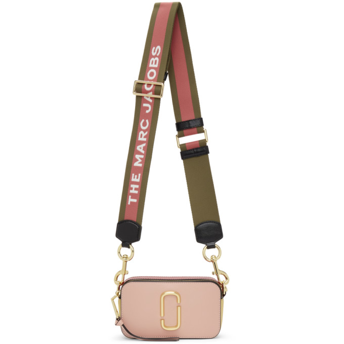 Marc Jacobs The Snapshot Pink Multi in Calfskin with Gold-tone - US