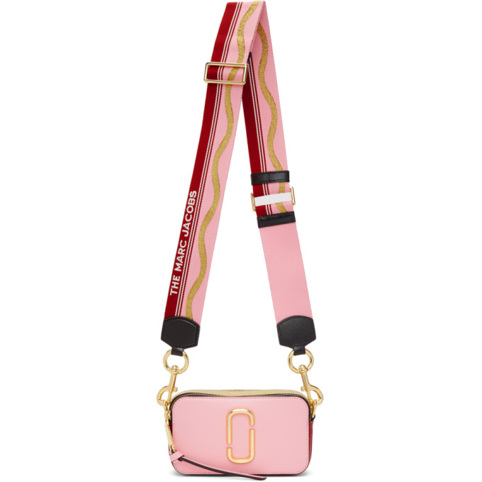 Marc Jacobs Pink and Red The Snapshot Bag