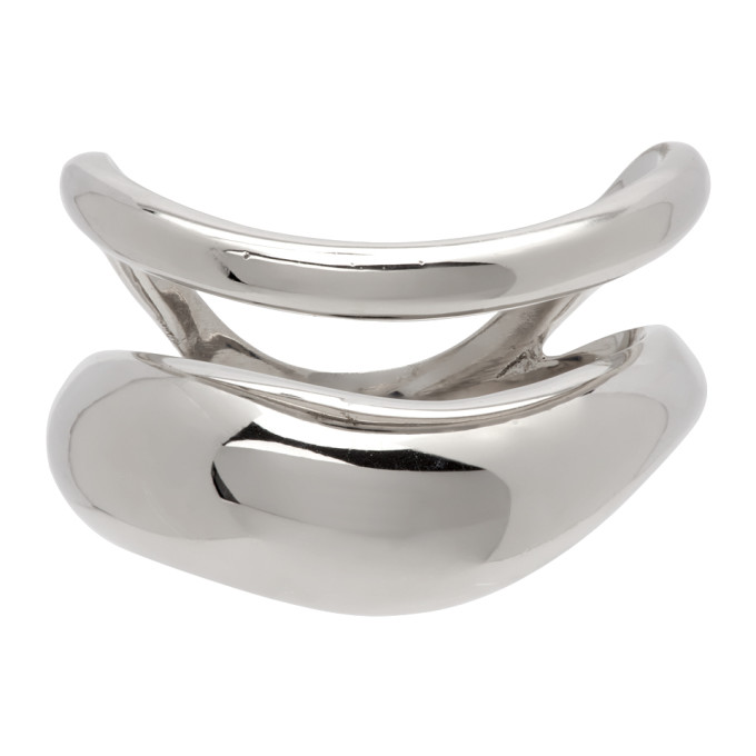 Alan Crocetti Silver Acme Hoop Ring