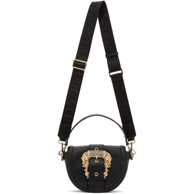 Versace Jeans Couture Black Mini Couture 1 Crossbody Bag