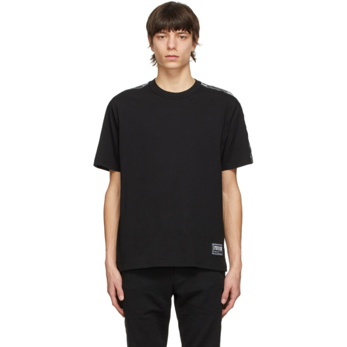 Versace Jeans Couture Black Pipe T-Shirt