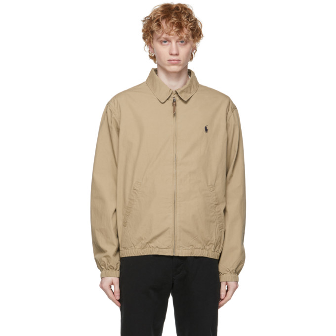 Polo Ralph Lauren Tan Cotton Bayport Jacket