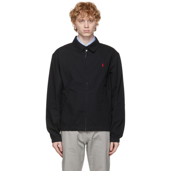 Polo Ralph Lauren Black Cotton Bayport Jacket