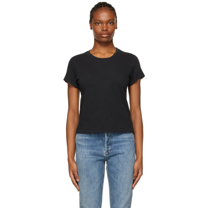 AGOLDE Black Linda Boxy T-Shirt