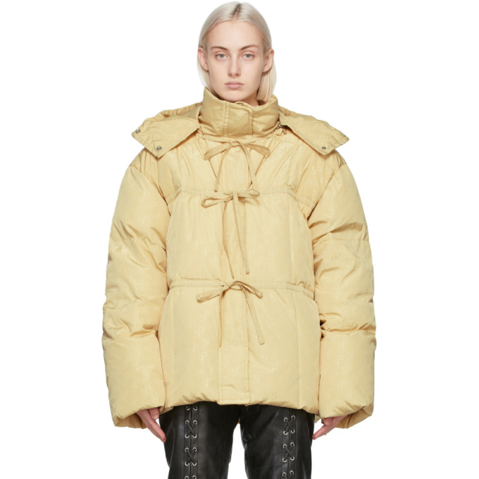 Saks Potts Off-White Down Mister Coat