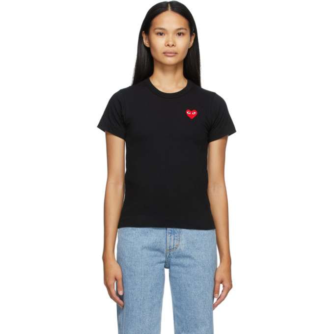 Comme des Garcons Play Black Heart Patch T-Shirt