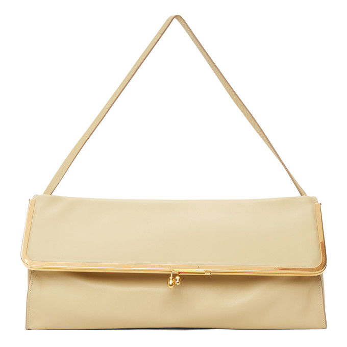 Jil Sander Beige Medium Goji Prysm Bag