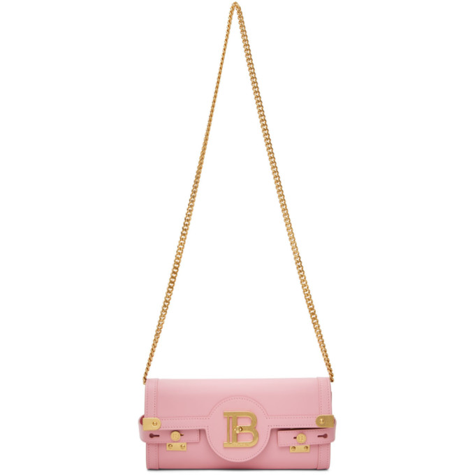 Balmain Pink B-Buzz 23 Shoulder Bag