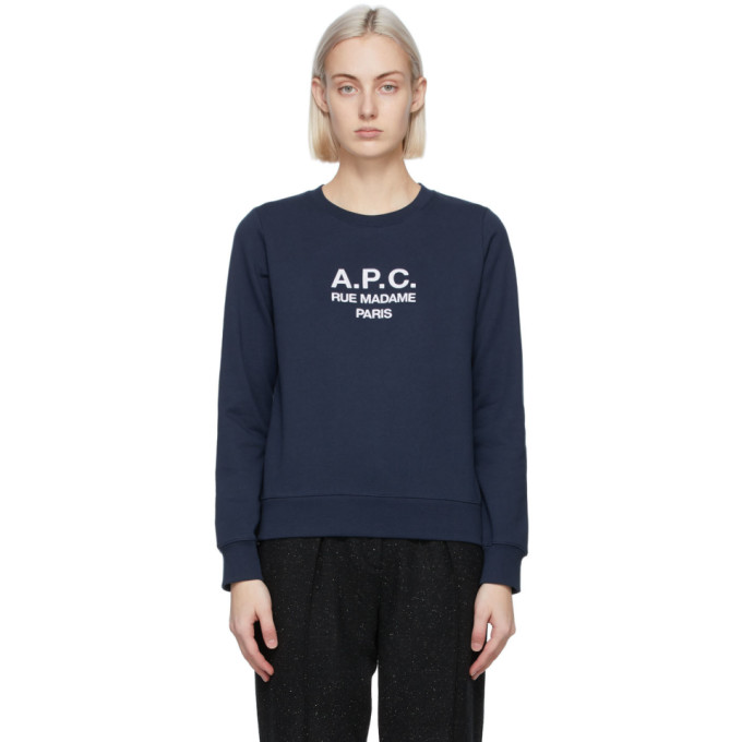 A.P.C. Navy Tina Sweatshirt