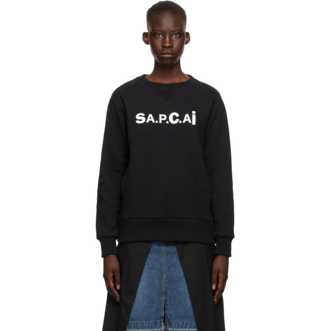 APC BLACK SACAI EDITION TANI SWEATSHIRT