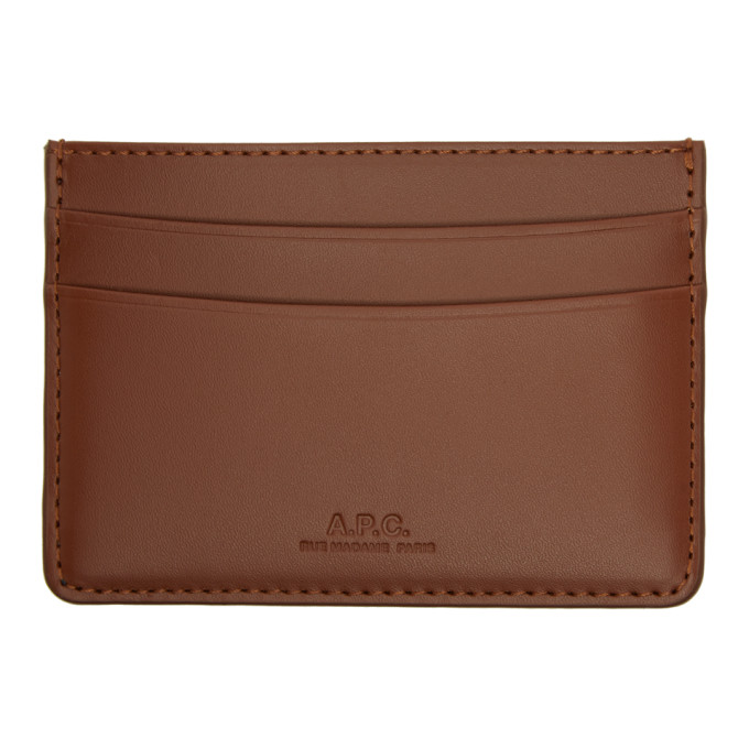 A.P.C. Brown Andre Card Holder