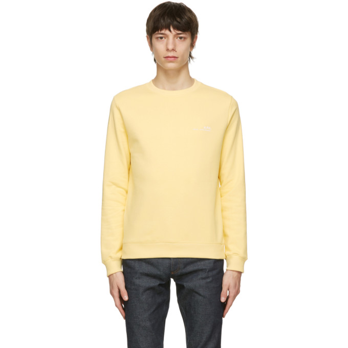 A.P.C. Yellow Item Sweatshirt