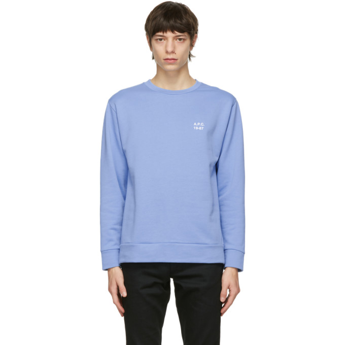 A.P.C. Blue Mike Sweatshirt