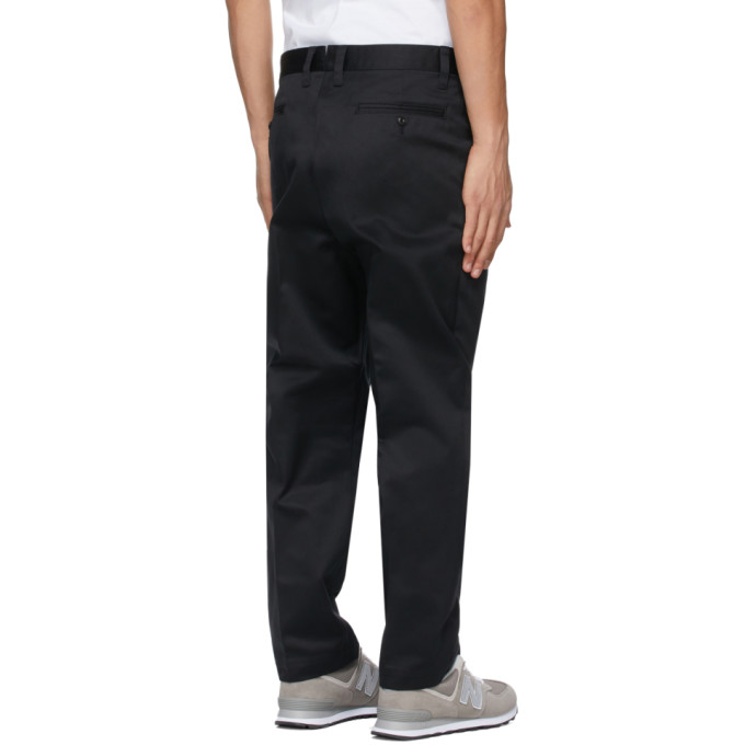 JUNYA WATANABE JUNYA WATANABE BLACK TWILL TROUSERS