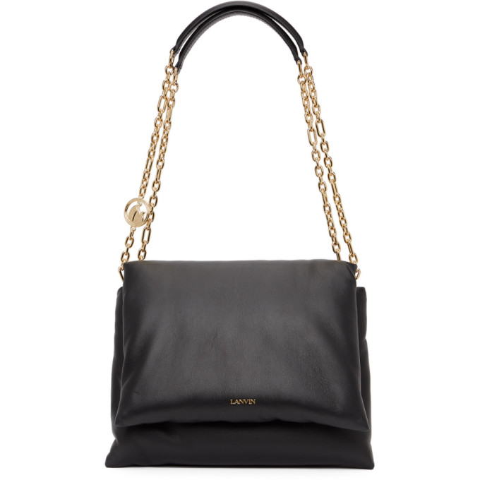 Lanvin Black Medium Sugar Shoulder Bag