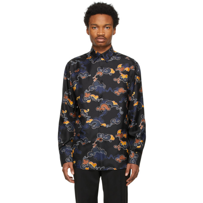 Lanvin Black Printed Shirt