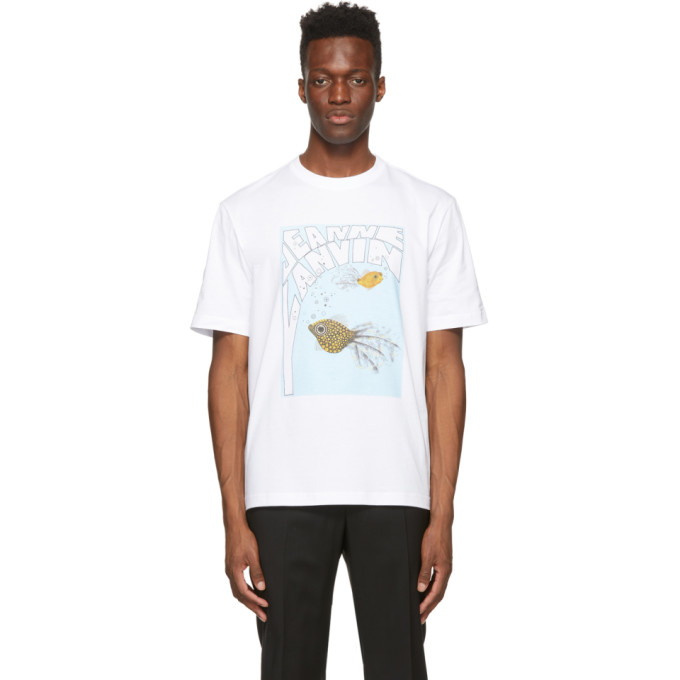 LANVIN WHITE 'JEANNE LANVIN' T-SHIRT