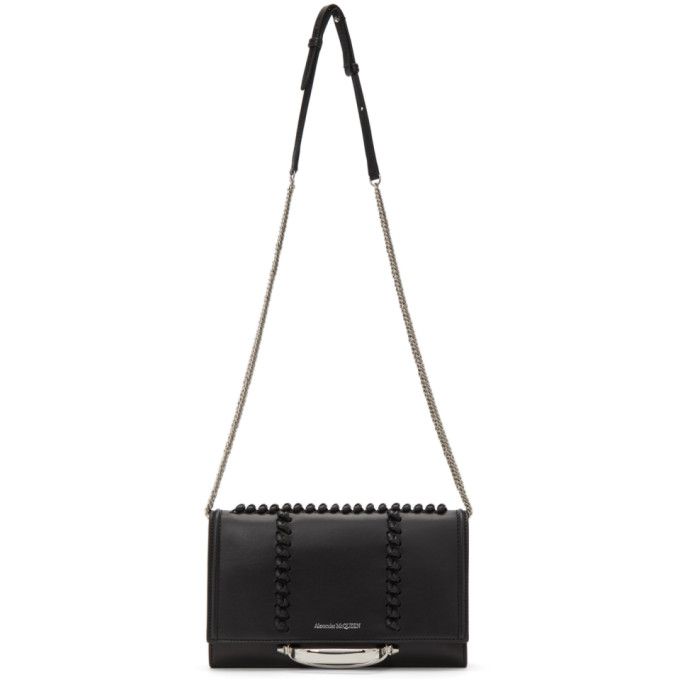 Alexander McQueen Black Small The Story Bag