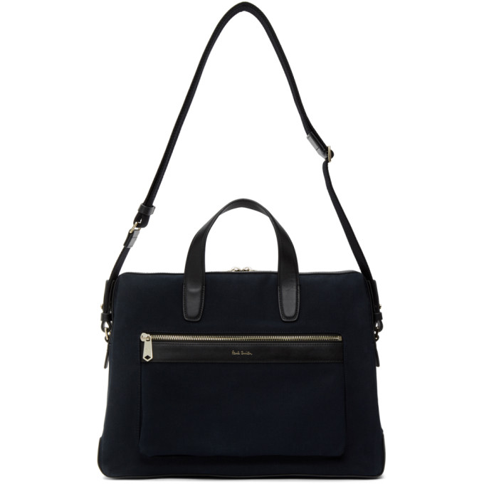 Paul Smith Navy Slim Folio Briefcase