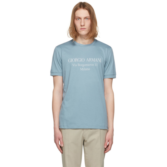 Giorgio Armani Blue Borgonuovo T-Shirt