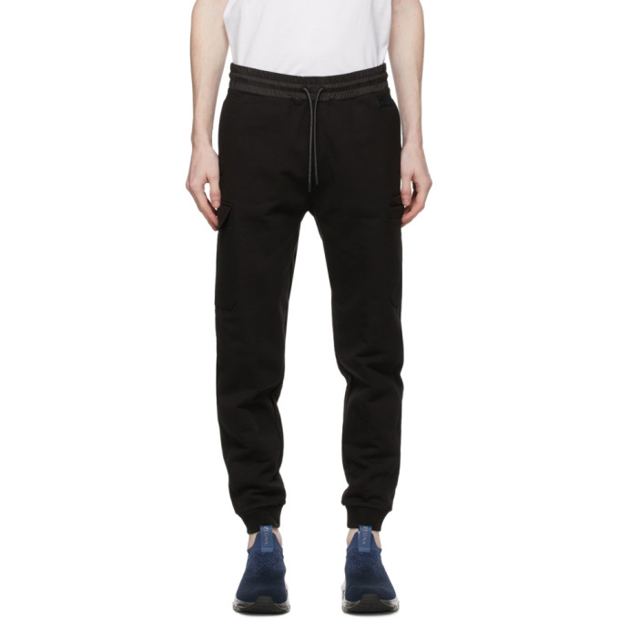 Z Zegna Black Cotton Cargo Pants