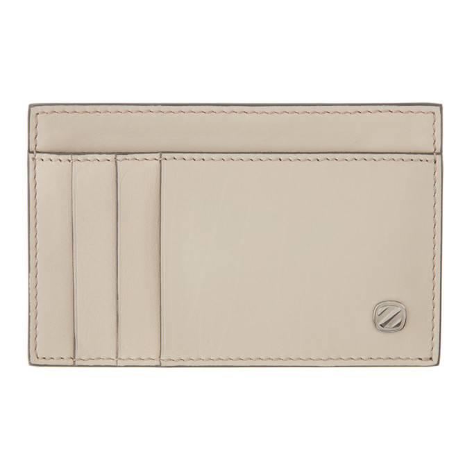 Ermenegildo Zegna Grey Mini Penny Card Holder