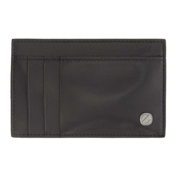 Ermenegildo Zegna Black Mini Penny Card Holder